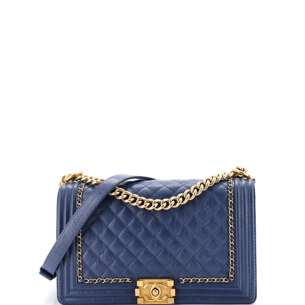 Chanel Jacket Boy Flap Bag Quilted Aged #228727C38B